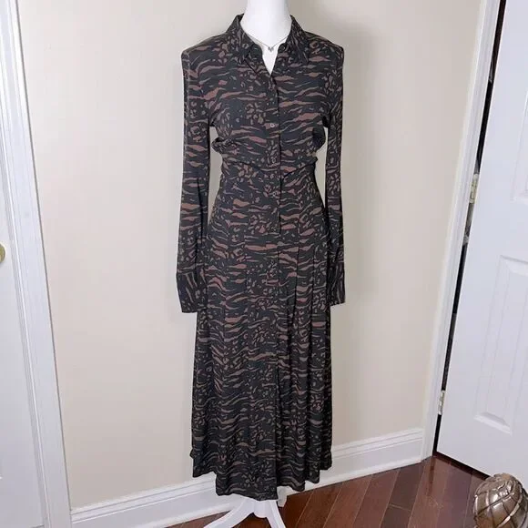 chocolate brown ruched midi dress Saviana Halter Ruched Maxi Dress Chocolate | Pink Polka Dot | Chocolate | Pink Polka Dot | Womens